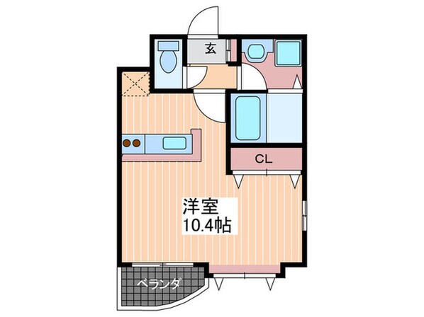 家納喜本川館の物件間取画像